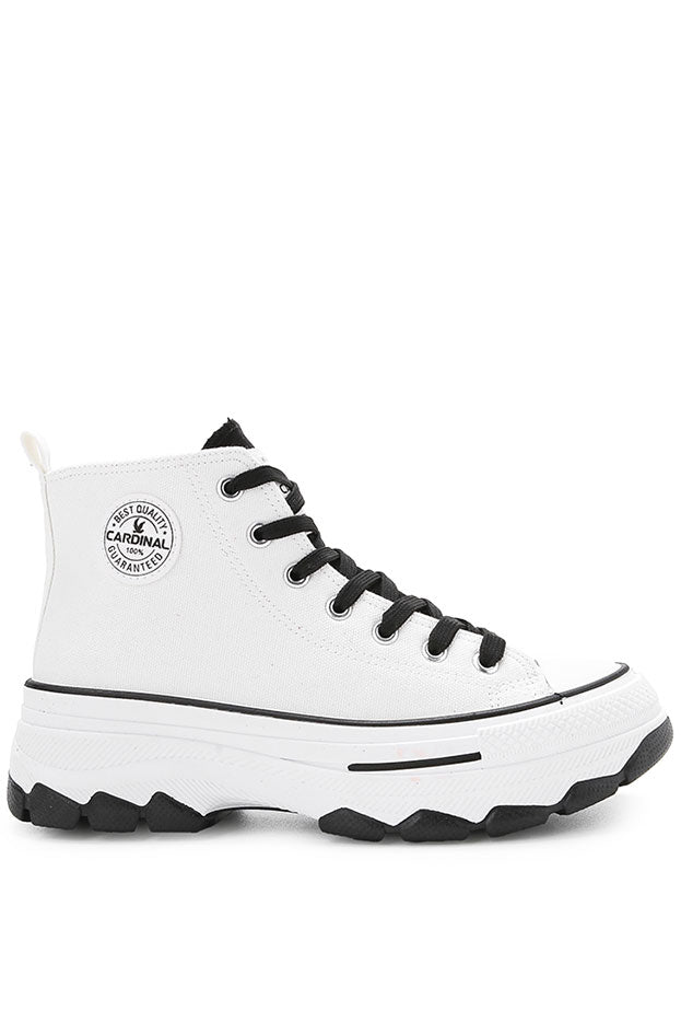 Cardinal Sepatu Sneakers High Cut Wanita W1620F08A 38 White