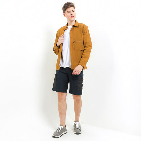 Cardinal Kemeja Alter Lengan Panjang Overshirt Pria EL007J03B