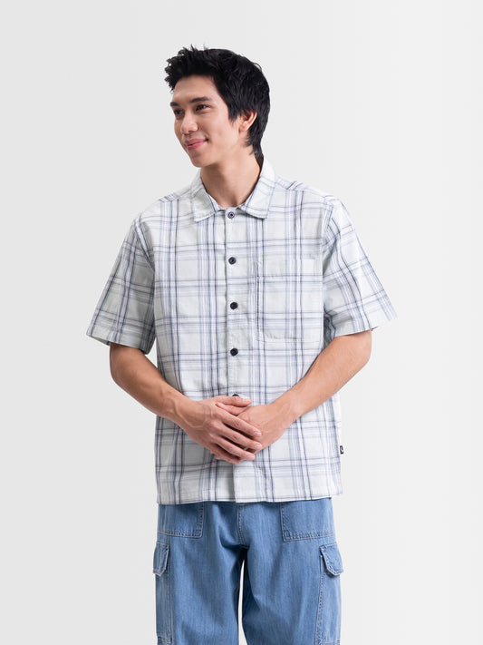 Cardinal Kemeja Lengan Pendek Loose Fit Pria C0031P06B