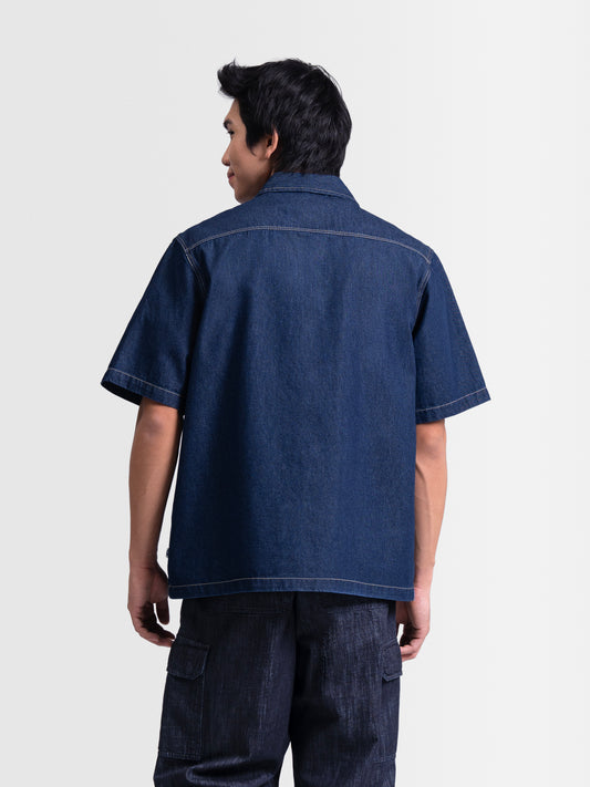 Cardinal Kemeja Lengan Pendek Loose Fit Pria C0035P17A