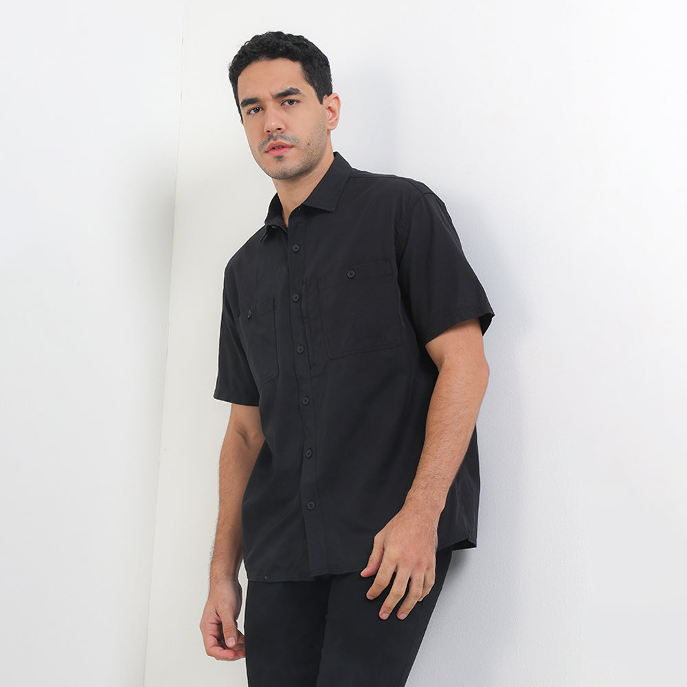Andrew Smith Kemeja Lengan Pendek Loose Fit Pria A0006P01A