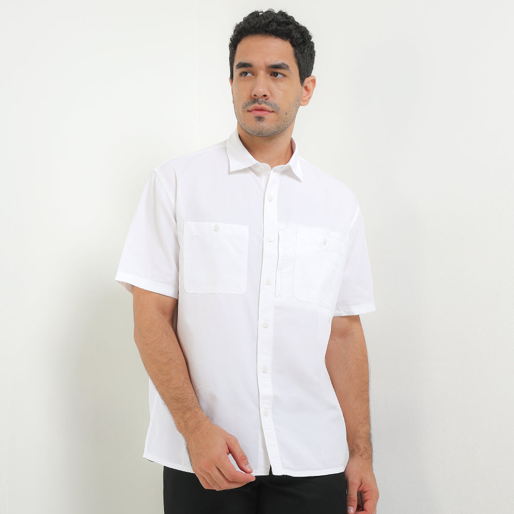 Andrew Smith Kemeja Lengan Pendek Loose Fit Pria A0007P08A