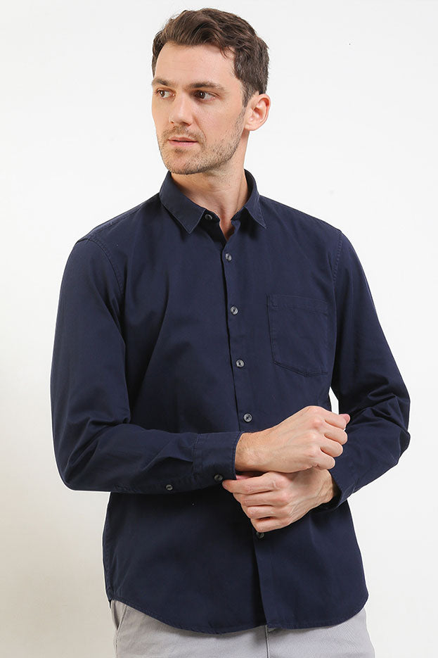 Andrew Smith Kemeja Lengan Panjang Pria A0172J02H