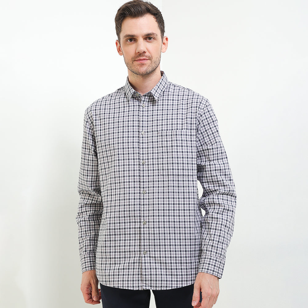 Andrew Smith Kemeja Lengan Panjang Pria A0267J09Z