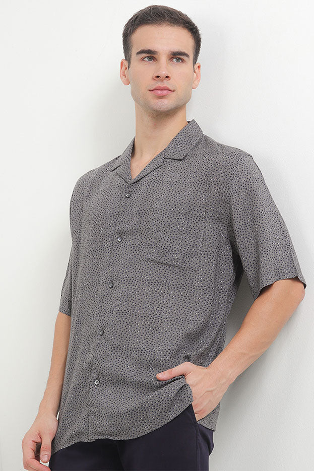Andrew Smith Kemeja Lengan Pendek Oversize Pria A0013P03A