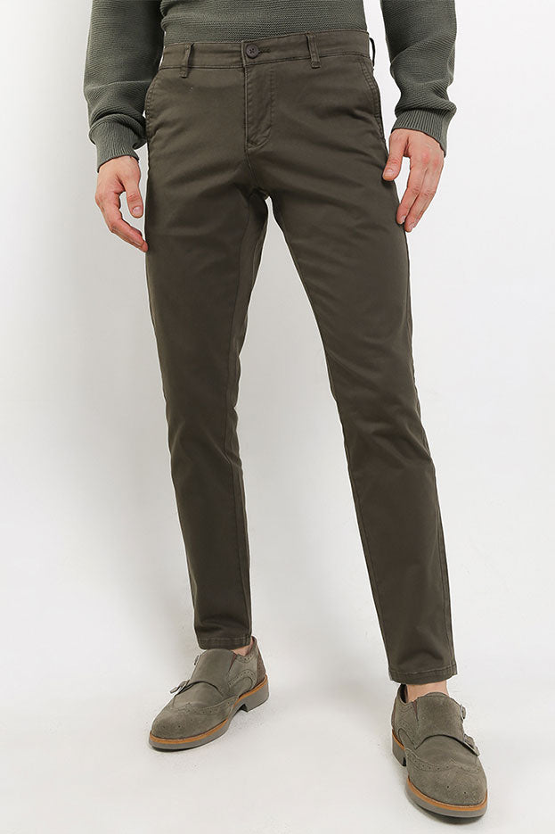 Andrew Smith Celana Panjang Chinos Slim Fit Pria A0036X06E