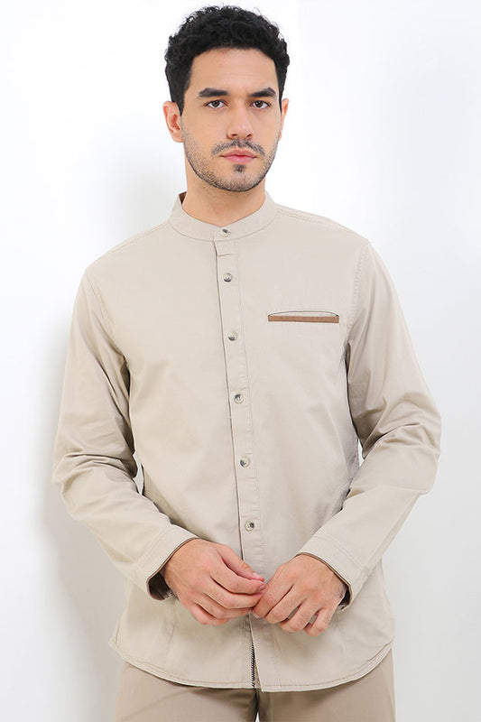 Cardinal Kemeja Koko Lengan Panjang Big Size C2886N12A
