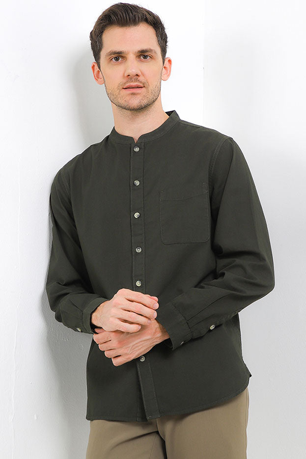 Cardinal Kemeja Koko Lengan Panjang Big Size C2940N06H