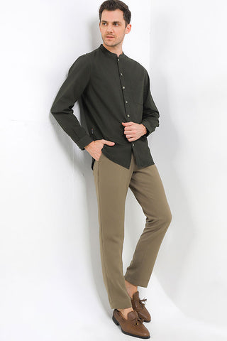 Cardinal Kemeja Koko Lengan Panjang Big Size C2940N06H