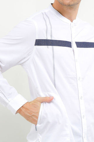 Cardinal Kemeja Koko Lengan Panjang Big Size C2950N08A