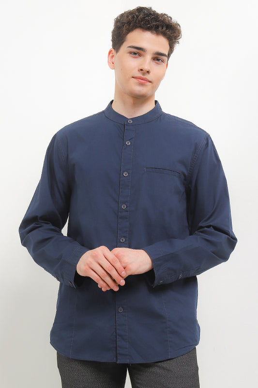 Cardinal Kemeja Koko Lengan Panjang Big Size C2960N02H