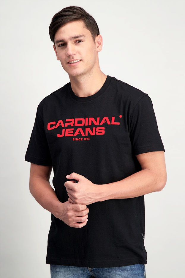 CJ LOGO BASED - CARDINAL T-SHIRT (HITAM)