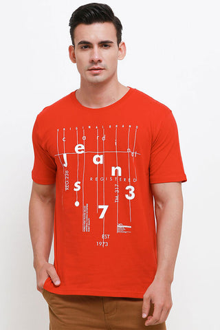 T-Shirt Pria Regular Cardinal C1850P11A