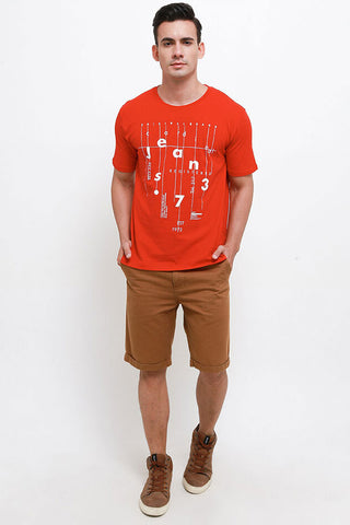 T-Shirt Pria Regular Cardinal C1850P11A