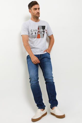 T-Shirt Pria Cardinal Big Size C1856O04C