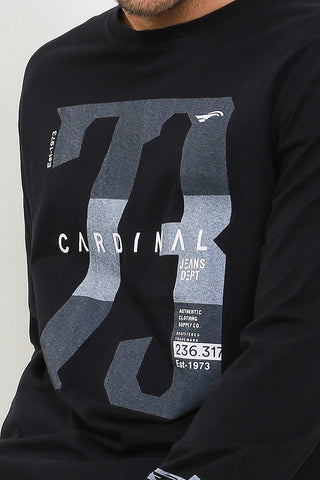 T-Shirt Pria Cardinal Big Size C1950N01A