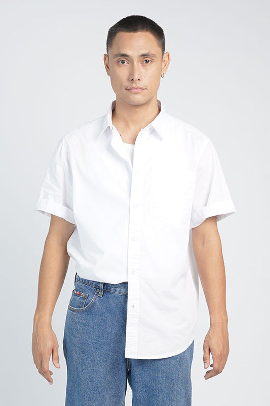 Cardinal Kemeja Lengan Pendek Loose Fit Pria C0001P08A
