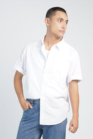 Cardinal Kemeja Lengan Pendek Loose Fit Pria C0001P08A