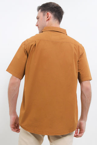 Cardinal Kemeja Lengan Pendek Loose Fit Pria C0004P03G