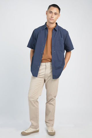 Cardinal Kemeja Lengan Pendek Loose Fit Pria Big Size C0009O02H
