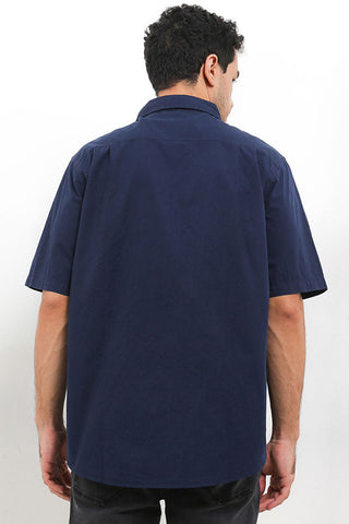 Cardinal Denim Lab Kemeja Lengan Pendek Pria C0010P02H
