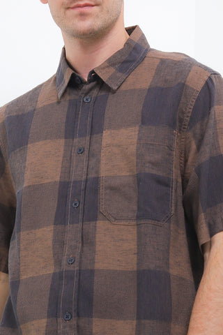Cardinal Kemeja Lengan Pendek Loose Fit Pria C0011P03A