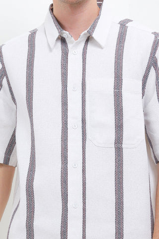 Cardinal Kemeja Lengan Pendek Loose Fit Pria C0017P08D