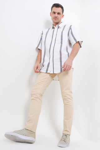 Cardinal Kemeja Lengan Pendek Loose Fit Pria C0017P08D