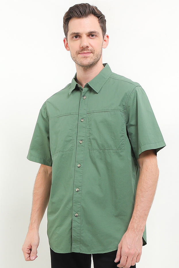 Cardinal Kemeja Lengan Pendek Loose Fit Pria C0020P06A