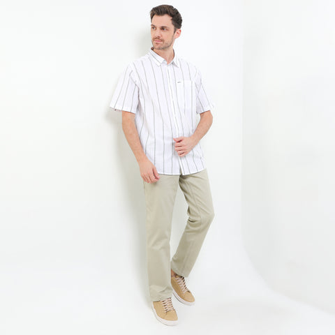 Cardinal Kemeja Lengan Pendek Loose Fit Pria C0028P08A