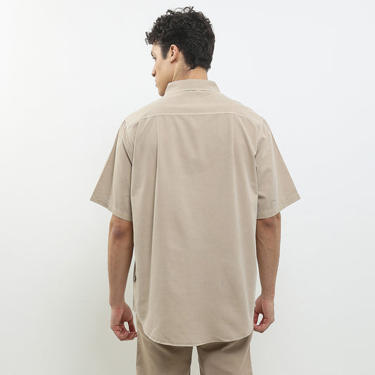 Cardinal Kemeja Lengan Pendek Loose Fit Pria C0042P03A
