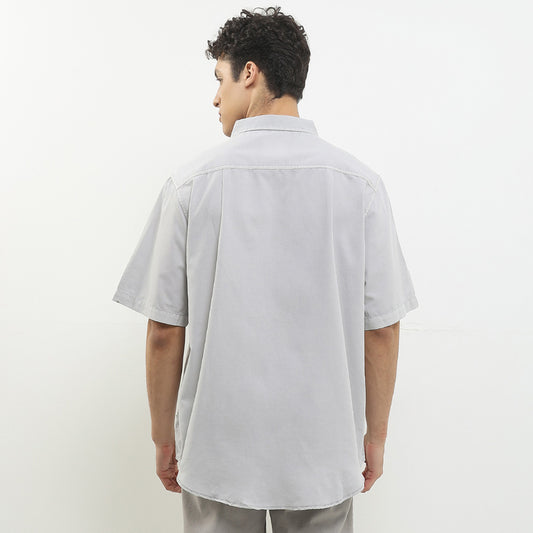 Cardinal Kemeja Lengan Pendek Loose Fit Pria C0045P04E