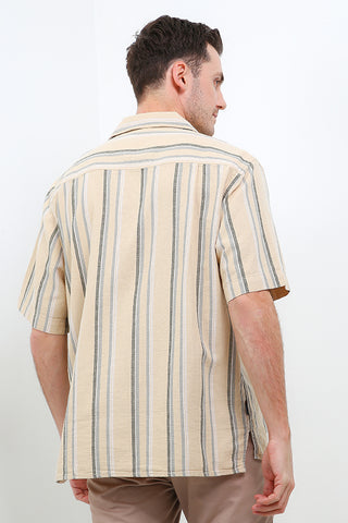Cardinal Kemeja Lengan Pendek Relaxed Pria C0013P05A
