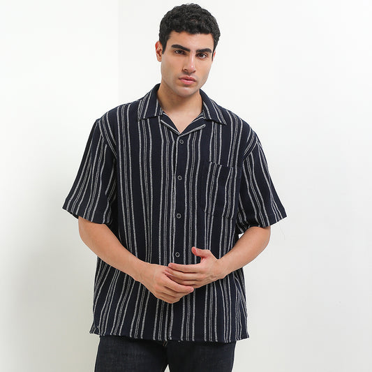 Cardinal Kemeja Lengan Pendek Relaxed Pria C0015P02H