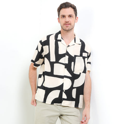 Cardinal Kemeja Lengan Pendek Relaxed Pria C0017P05B