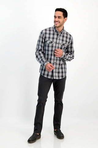 Kemeja Pria Slim Fit Lengan Panjang Cardinal C1782J04A