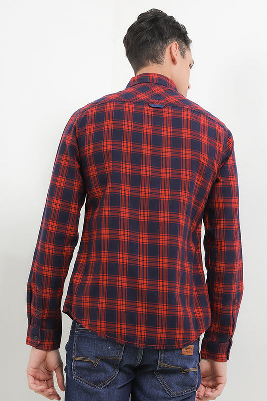 Cardinal Kemeja Lengan Panjang Slim Fit Pria C1895J11A