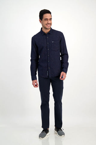 Kemeja Pria Slim Fit Lengan Panjang Cardinal C1908J02H