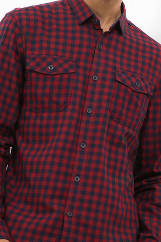 Cardinal Kemeja Lengan Panjang Slim Fit Pria C1915J11A