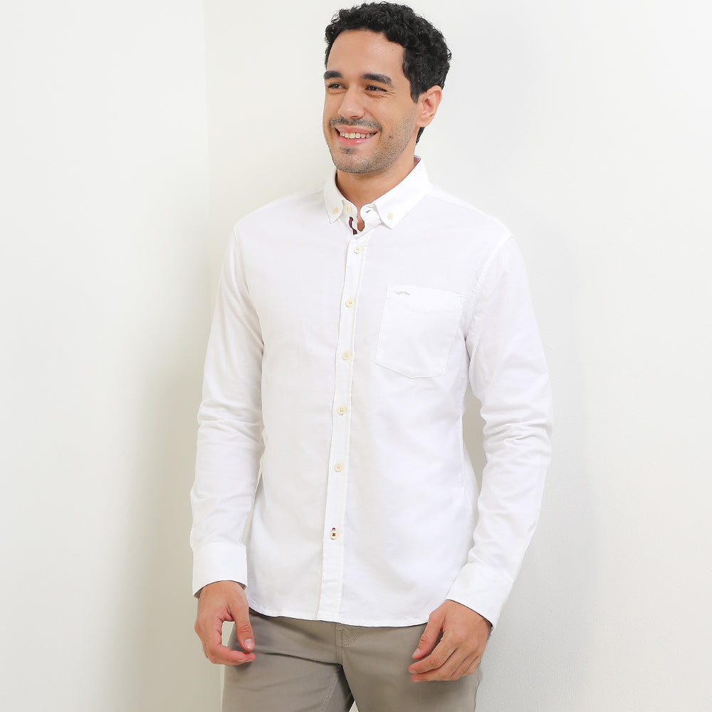 Cardinal Kemeja Lengan Panjang Slim Fit Pria C1920J08A