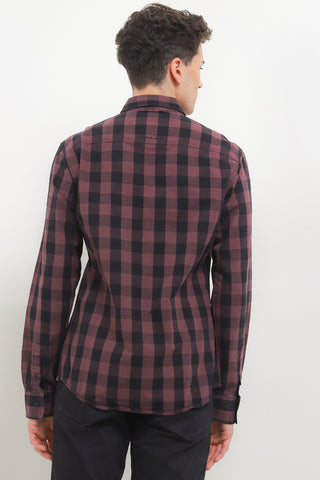 Cardinal Kemeja Lengan Panjang Slim Fit Pria C2113J09A