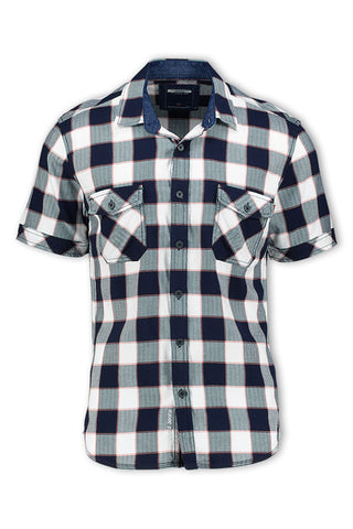 Cardinal Kemeja Lengan Pendek Slim Fit Pria C2235P02H
