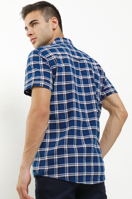 Cardinal Kemeja Lengan Pendek Slim Fit Pria Big Size C2262O02A