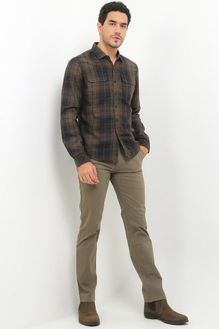 Cardinal Kemeja Lengan Panjang Slim Fit Pria Big Size C2264N03A