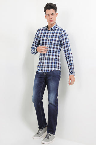 Cardinal Kemeja Lengan Panjang Slim Fit Pria C2271J02A