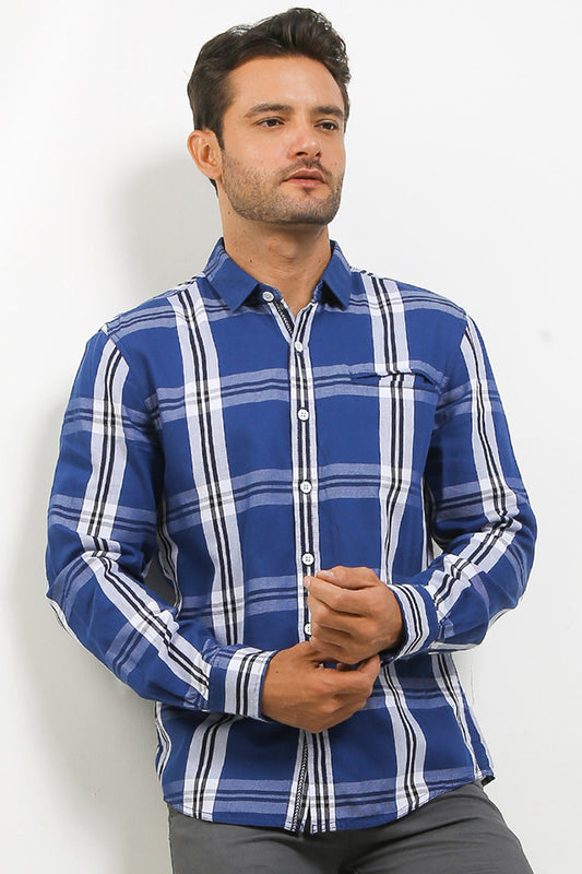 Cardinal Kemeja Lengan Panjang Slim Fit Pria Big Size C2280N02A