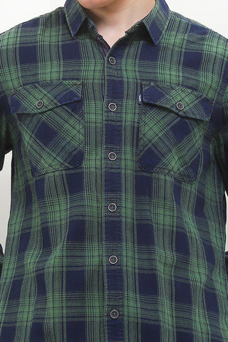 Cardinal Kemeja Lengan Panjang Slim Fit Pria C2289J06A