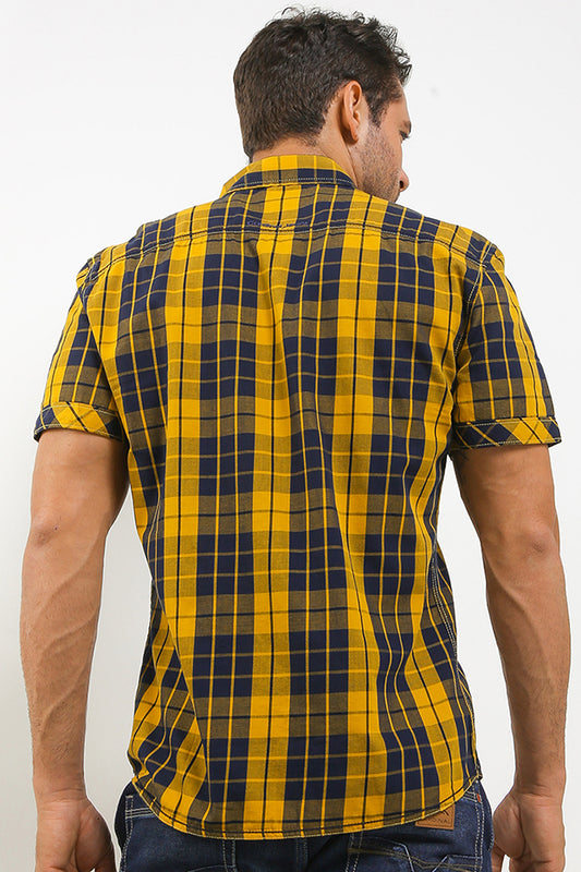 Cardinal Kemeja Lengan Pendek Slim Fit Pria Big Size C2310O07A