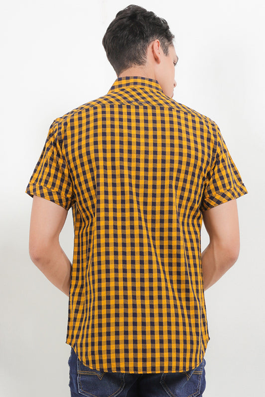 Cardinal Kemeja Lengan Pendek Slim Fit Pria C2335P07A