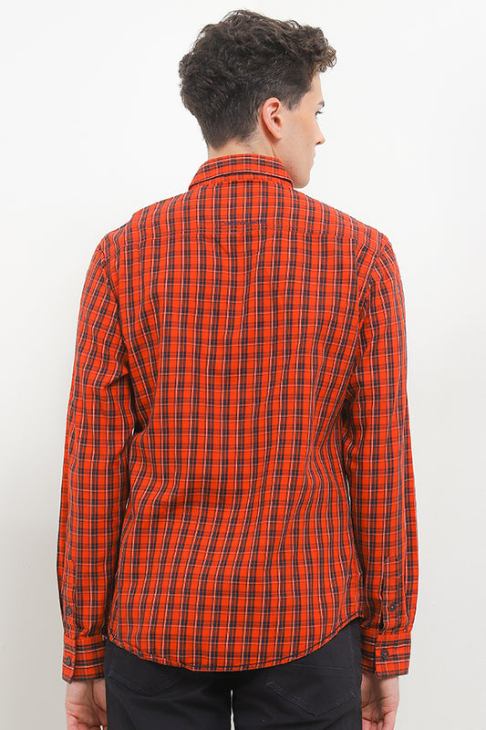 Cardinal Kemeja Lengan Panjang Slim Fit Pria C2387J10A